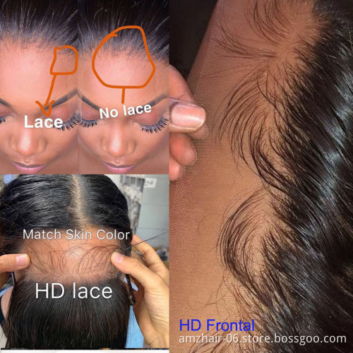 Wholesale Kinky Curly Hd Lace Front Wig Brazilian Virgin Human Hair Transparent Lace Closure Wigs Pre Plucked for black women